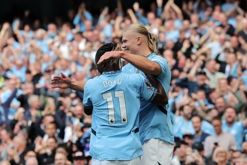 Hasil Man City Vs Ipswich Town: Haaland Hattrick, The Citizens Menang Telak!