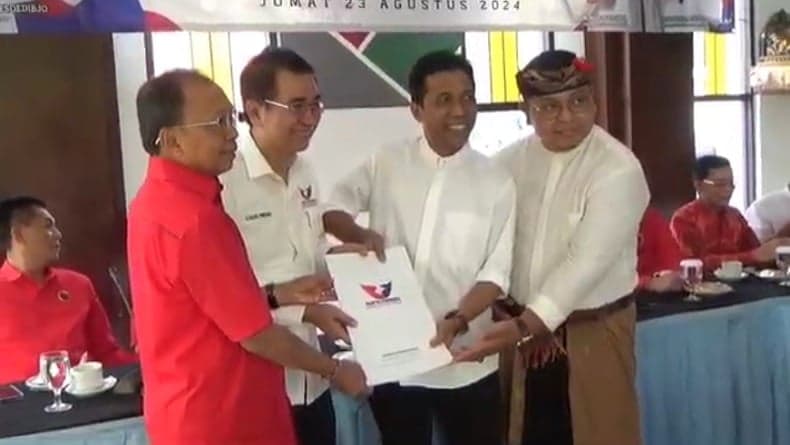 Perindo Serahkan Rekomendasi Dukungan untuk Pasangan Calon dari PDIP di Pilkada Bali