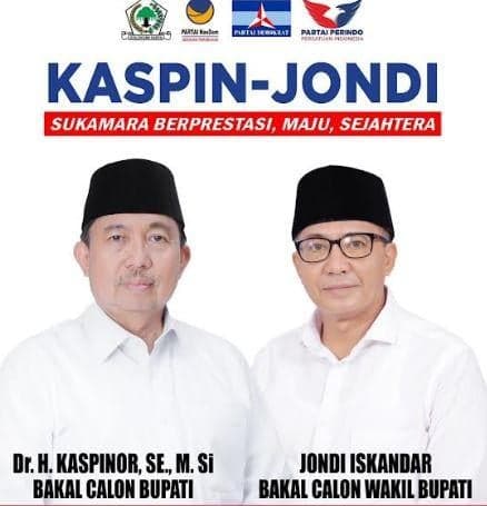 Diusung Perindo, Kaspin-Jondi Bakal Daftar ke KPU Sukamara 27 Agustus