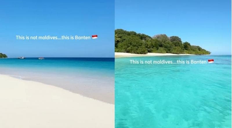 Viral Ada Pulau Cantik di Banten Pemandangannya Mirip Maldives, Bisa Lihat Monyet Ekor Panjang