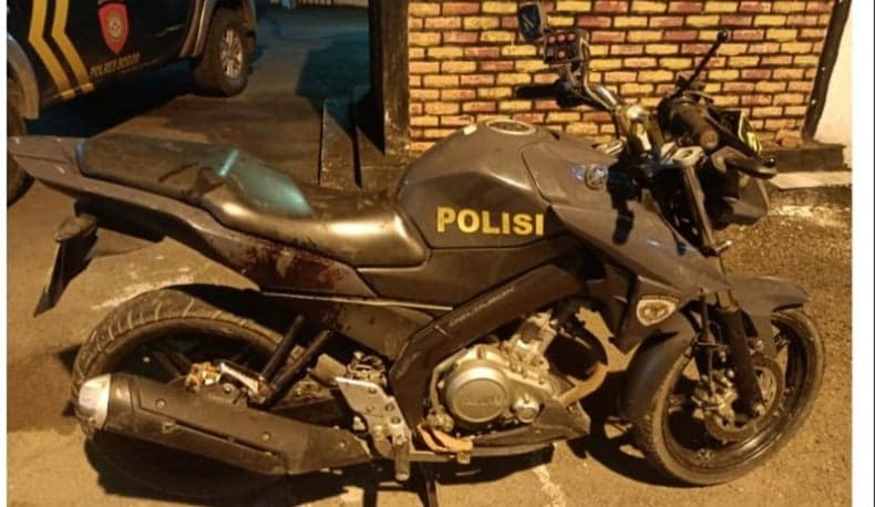 Motor Dinas Polisi Ditemukan di Perkebunan Jasinga Bogor, Diduga Dicuri 