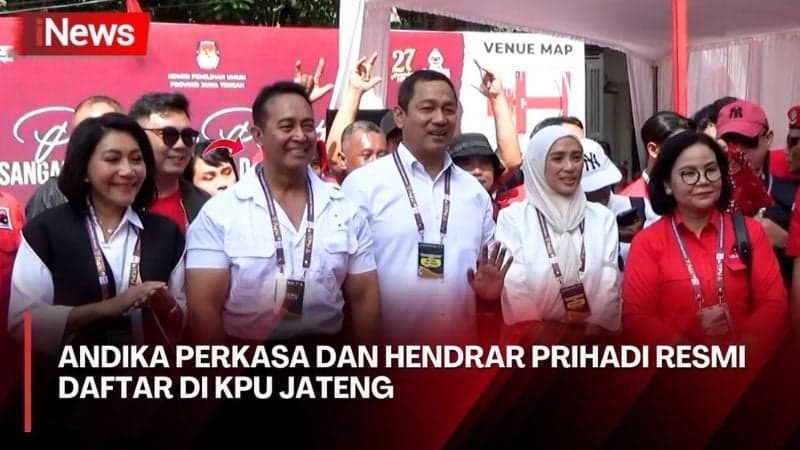 Andika Perkasa-Hendrar Prihadi Siap Bertarung di Pilkada Jateng, Pendaftaran Diterima KPU