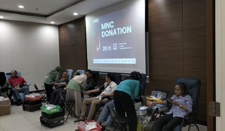 MNC Peduli Kembali Gelar Donor Darah di Kebon Sirih Jakpus