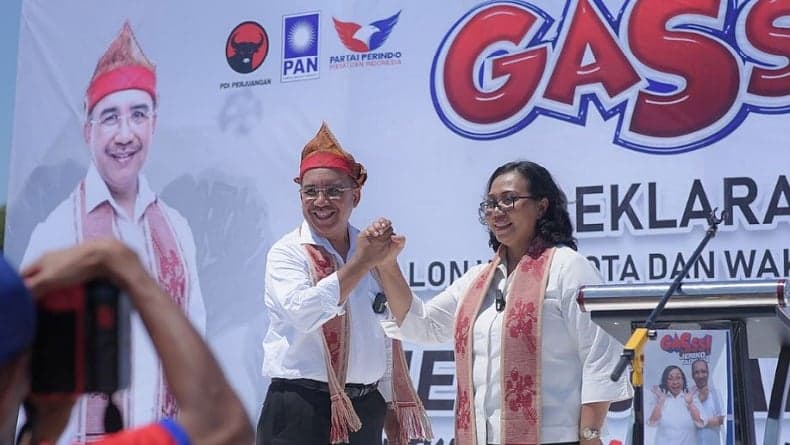 Jeriko-Adinda Maju Pilwalkot Kupang, Komitmen Lanjutkan Pembangunan Sejahterakan Masyarakat