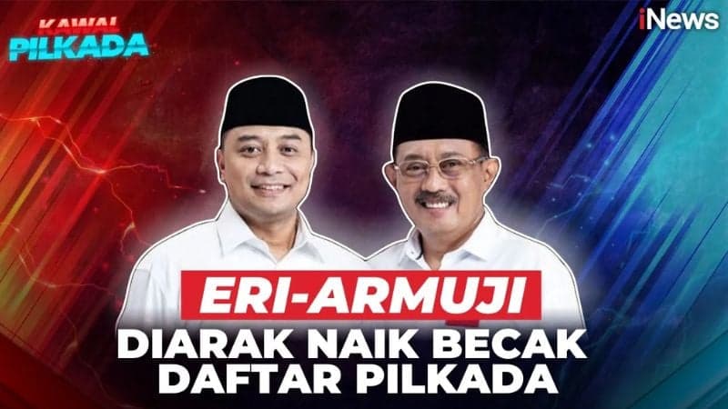 Eri Cahyadi-Armuji Daftar ke KPU Surabaya, Diprediksi bakal Lawan Kotak Kosong