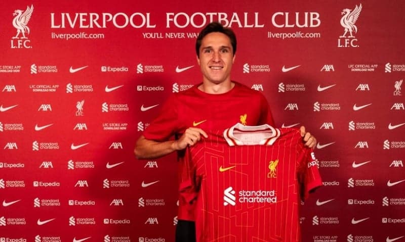 Federico Chiesa Resmi Gabung Liverpool, Pakai Nomor Punggung Mantan Kapten