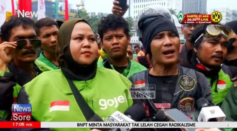 Ribuan Ojol Tuntut Kenaikan Tarif, Begini Jawaban Kemenkominfo