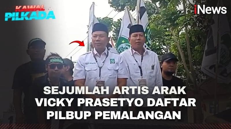 Vicky Prasetyo Resmi Daftar sebagai Calon Bupati Pemalang di Pilkada 2024