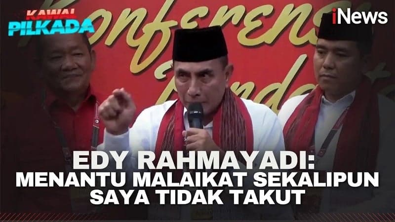 Kelakar Edy Rahmayadi Sebut Tak Takut Sekalipun Lawan Menantu Malaikat di Pilkada Sumut