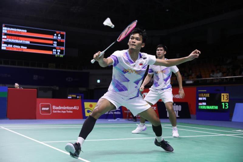 Hasil China Open 2024: Menang, Fikri/Daniel Vs Ganda Putra Nomor 1 Dunia di 16 Besar