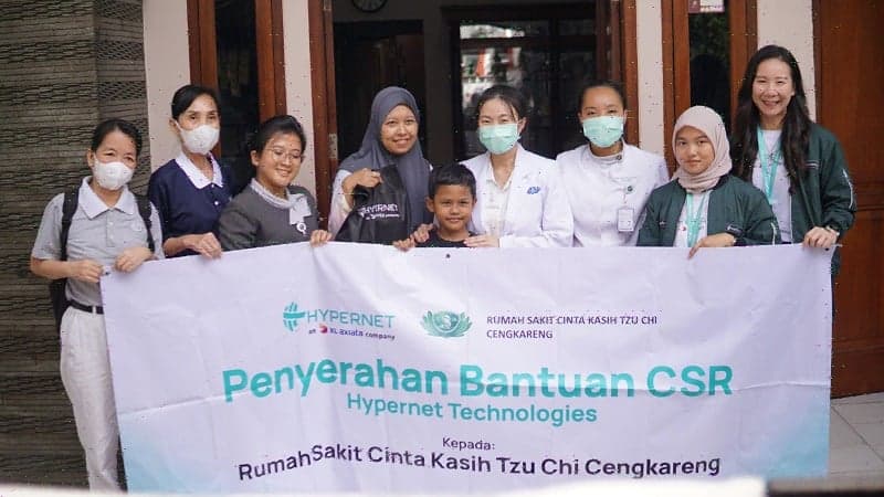 Hypernet Technologies Salurkan Bantuan bersama Rumah Sakit Cinta Kasih Tzu Chi Cengkareng