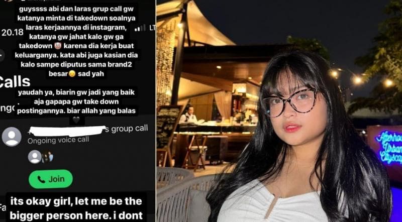 Viral TikToker Laras Gartiana Diduga Selingkuh, Chat Mesumnya Terbongkar