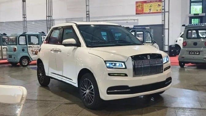 China Bikin Mobil Tiruan Rolls-Royce Seharga Rp31 Jutaan, Bentuknya Lebih Mungil