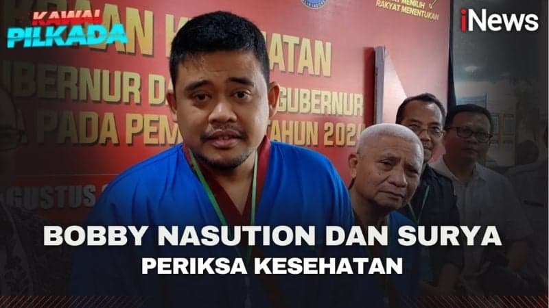 Bobby Nasution-Surya Jalani Pemeriksaan Kesehatan Terakhir di RSUP Haji Adam Malik