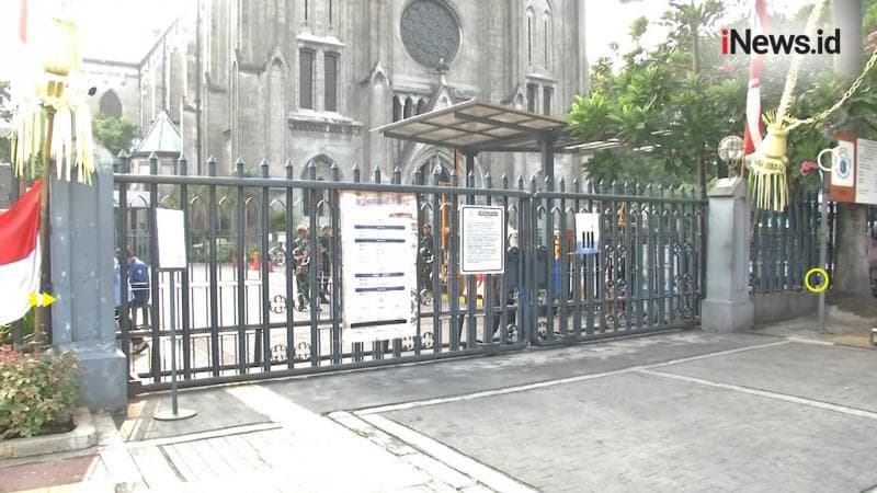 Intip Suasana Gereja Katedral Jakarta Jelang Kedatangan Paus Fransiskus