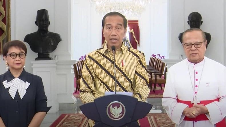 Jokowi Tegaskan Indonesia-Vatikan Berkomitmen Memupuk Perdamaian dan Persaudaraan