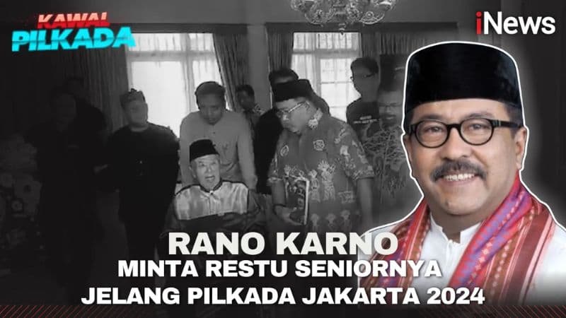 Temui Eddie Marzuki, Rano Karno Minta Restu Seniornya untuk Pilkada Jakarta 2024