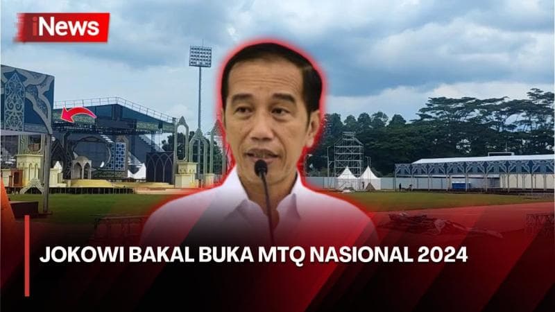 Presiden Jokowi Dipastikan Buka MTQ  Nasional XXX 2024 di Kaltim, Wapres Ma'Ruf Amin Jadi Penutup