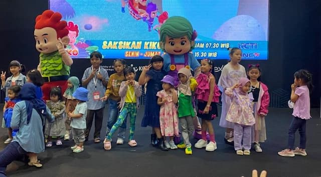 MNC Animation Hadir di IMKDS 2024, Anak-Anak Senang Menari bareng Kiko