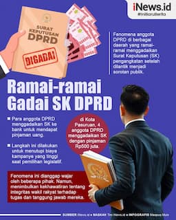 Infografis Ramai-ramai Gadai SK DPRD