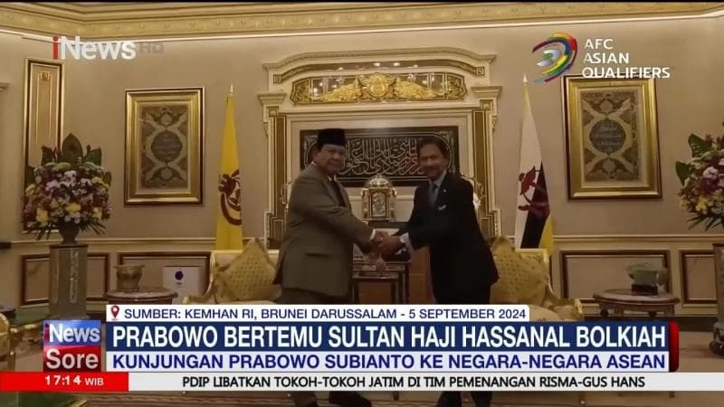 Presiden Terpilih Prabowo Subianto Kunjungi 5 Negara di ASEAN dalam Waktu 3 Hari