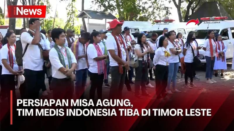 56 Tenaga Kesehatan Indonesia Dikirim ke Timor Leste untuk Persiapan Kunjungan Paus Fransiskus