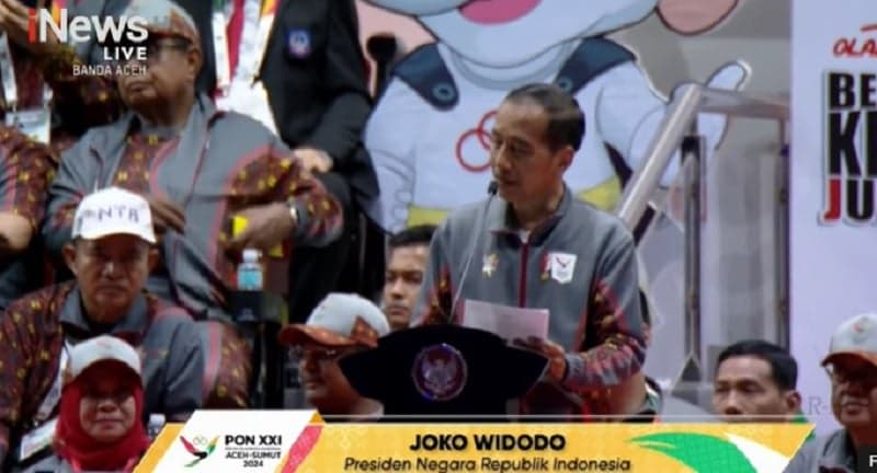 Presiden Jokowi Resmi Buka PON Aceh Sumut 2024