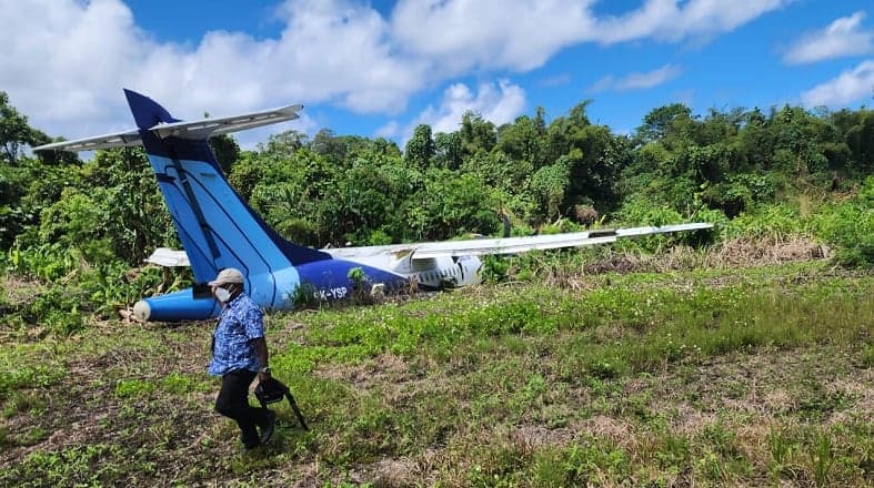 Pesawat Trigana Air Tergelincir di Serui, Kapolres Yapen Ungkap Kondisi 42 Penumpang