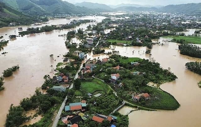 Korban Tewas Topan Yagi di Vietnam Jadi 179 Orang, Ribuan Warga Hanoi Mengungsi