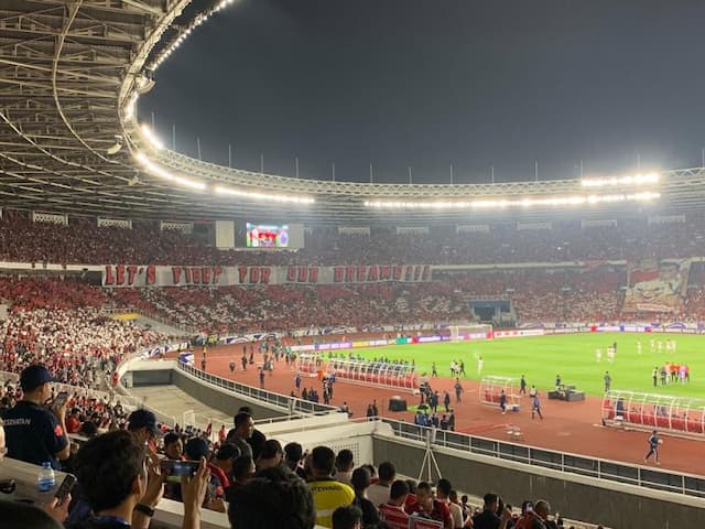 Koreografi Megah di GBK untuk Timnas Indonesia: Bertarunglah Demi Mimpi Kami!