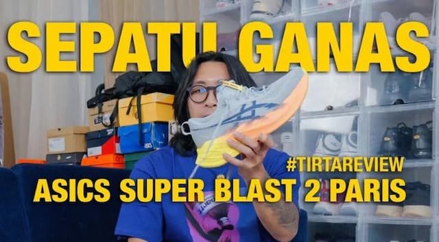 Mau Sepatu Lari yang Nyaman dan Ringan? Cek Review Dr Tirta tentang Sepatu asal Jepang di Youtube Dr Tirta