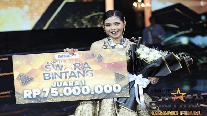 Jadi Juara Kontes Swara Bintang 2024, Kiky Asal Makassar Raih Uang Tunai Rp75 Juta 