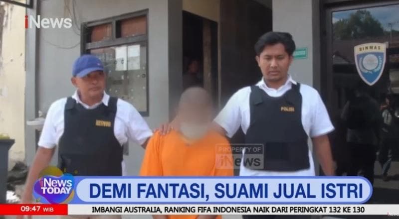 Demi Fantasi, Suami di Mojokerto Tega Jual Istrinya