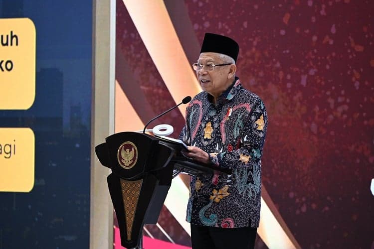 Wapres Ma'ruf Amin Harap 99,5 Persen Pekerja RI Dapat Perlindungan di 2045