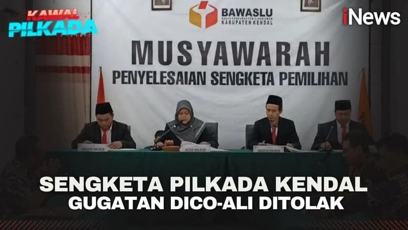 Gugatan Sengketa Ditolak, Dico-Ali Tetap Gagal Maju Pilbup Kendal 2024