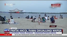 Pantai Ancol Ramai Dikunjungi Warga saat Libur Panjang Maulid Nabi