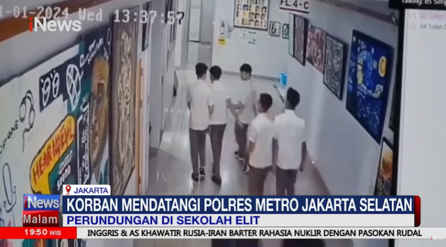 Perundungan di Sekolah Elit Jakarta, Korban Sempat Dirawat di RS