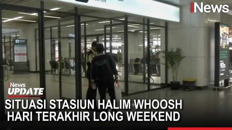 Hari Terakhir Libur Panjang Maulid Nabi, Begini Situasi di Stasiun Kereta Cepat Whoosh Halim 