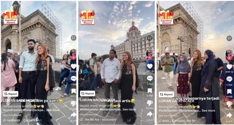 Viral Wanita Indonesia Liburan di India seperti Artis Papan Atas, Ramai Diminta Foto Warga Lokal Viral Wanita Indonesia Liburan di India seperti Artis Papan Atas, Ramai Diminta Foto Warga Lokal