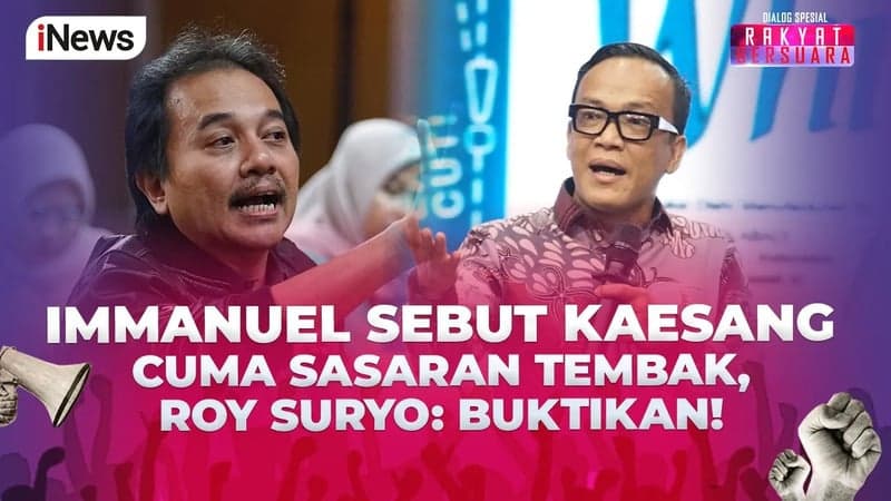 Roy Suryo Tantang Immanuel Buktikan Jika Ada Pejabat Pakai Jet Pribadi