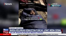 Jalur Wisata Puncak Macet Parah, Warga Terpaksa Tidur di Jalan 