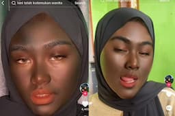 Viral! Kreator Konten Lucu-lucuan Pakai Filter Wajah Gosong Malah Dihujat Netizen Dianggap Rasis