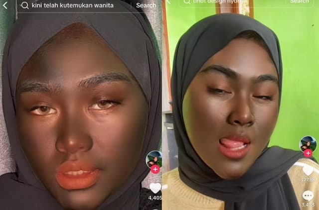 Viral! Kreator Konten Lucu-lucuan Pakai Filter Wajah Gosong Malah Dihujat Netizen Dianggap Rasis