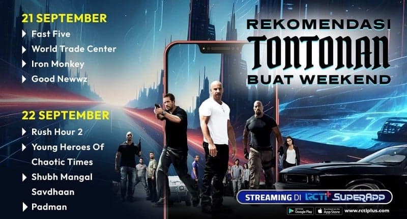 Rekomendasi Tontonan Buat Akhir Pekan, Streaming di RCTI+ SuperApp