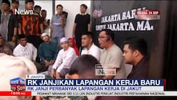 Kunjungi Jakarta Utara, RK Janji Perbanyak Lapangan Kerja