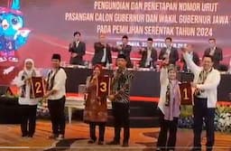 Pilgub Jatim 2024, Luluk-Lukman Nomor Urut 1, Khofifah-Emil 2, Risma-Gus Hans 3