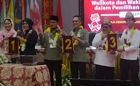 Pilwalkot Palembang 2024, Fitrianti-Nandriani Usungan Perindo Dapat Nomor Urut 1