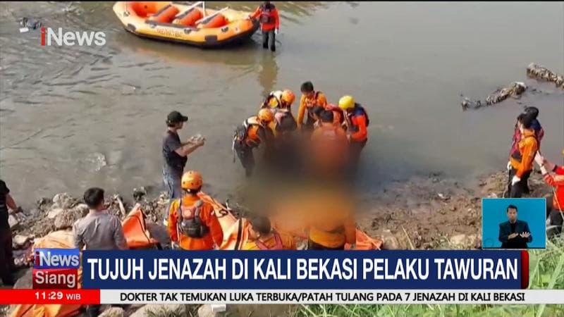 7 Mayat Remaja di Kali Bekasi Ternyata Pelaku Tawuran