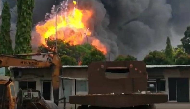 Kebakaran Gudang Oli di Tangerang, Sempat Terdengar Ledakan