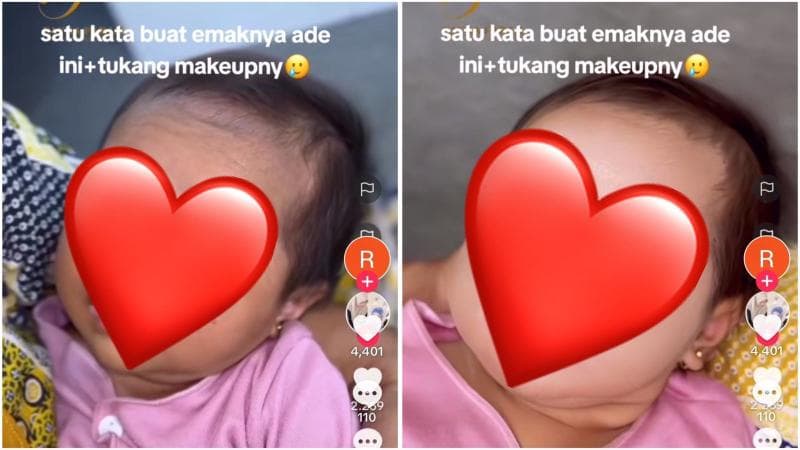 Viral Bayi Di-Makeup Full seperti Orang Dewasa, Netizen Murka! 